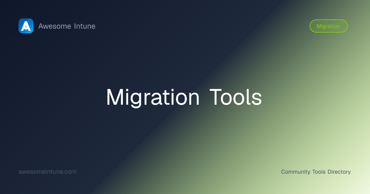 2+ Free Migration Tools for Microsoft Intune (2026)